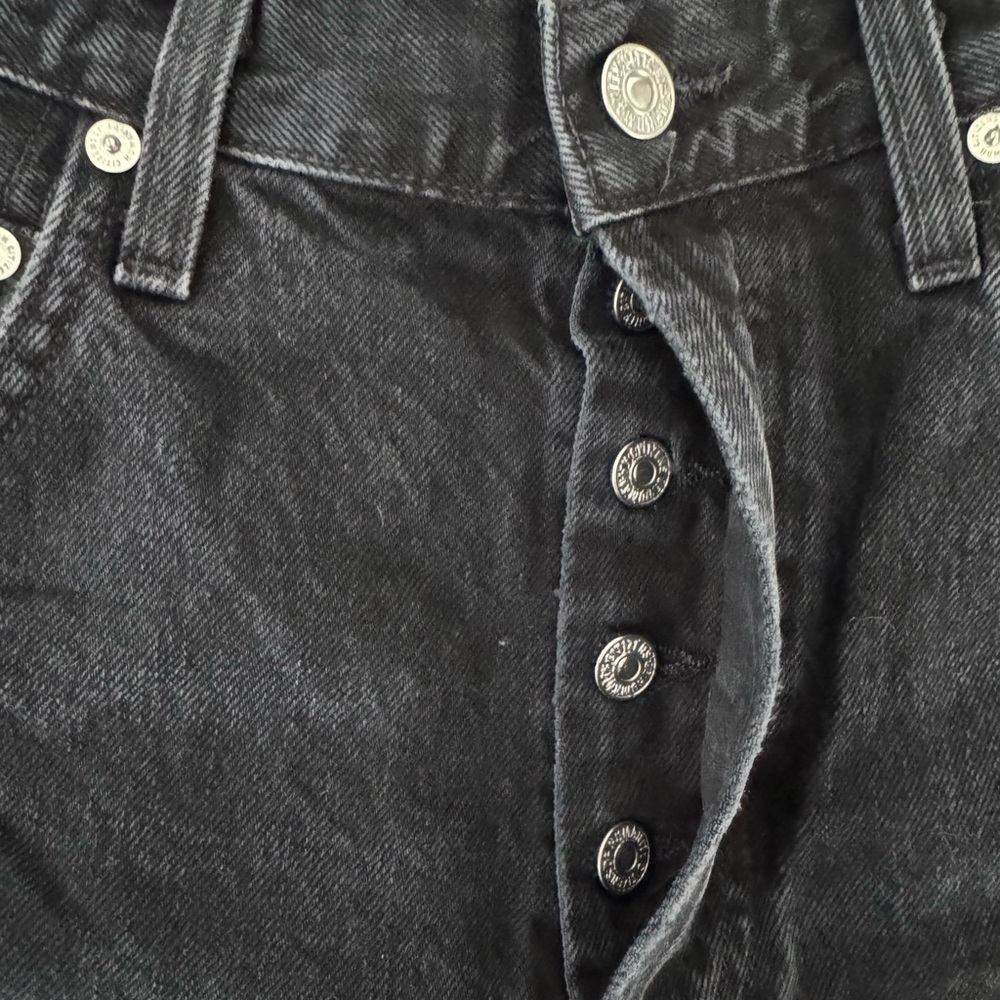 Citizens Of Humanity Black Wide Leg Jeans - Picture 8 of 16